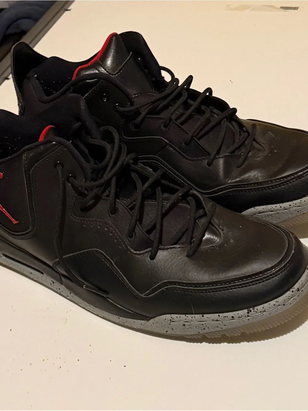 Nike Jordan Courtside 23 Black Gym Red Particle Grey Size 13